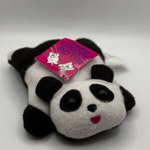 Crown Crafts Pillow Buddies Babies Panda Plush Stuffed Animal 6”